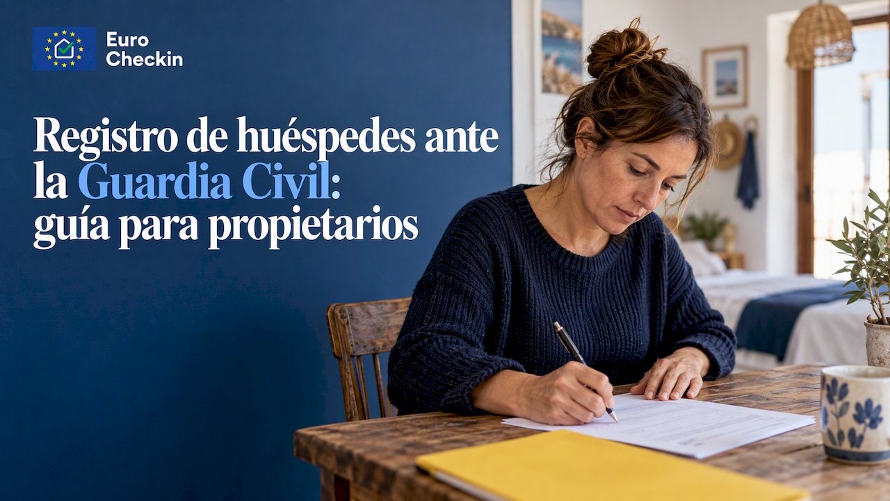 Registro de huéspedes ante la Guardia Civil: guía para propietarios